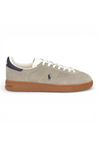 Sneaker uomo Polo R.L. in camoscio colore grigio. POLO RALPH LAURENT | 809P09753-004